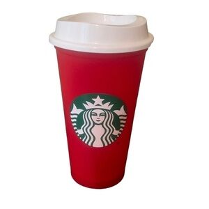Starbucks Christmas Travel Reusable Red Cup Coffee Tea Cup NWOT